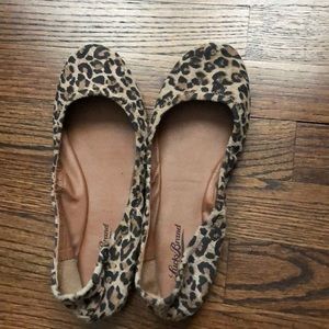 Lucky Brand leopard ballet flats